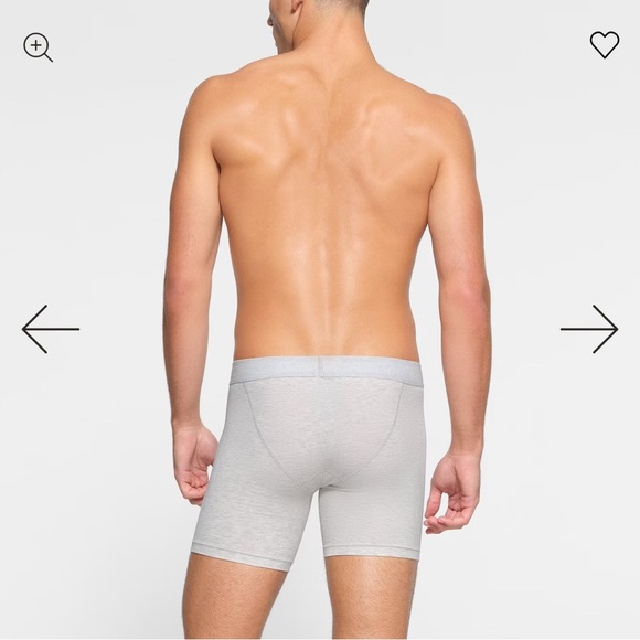 Skims Men's Gray Boxer Briefs small - Picture 2 of 3